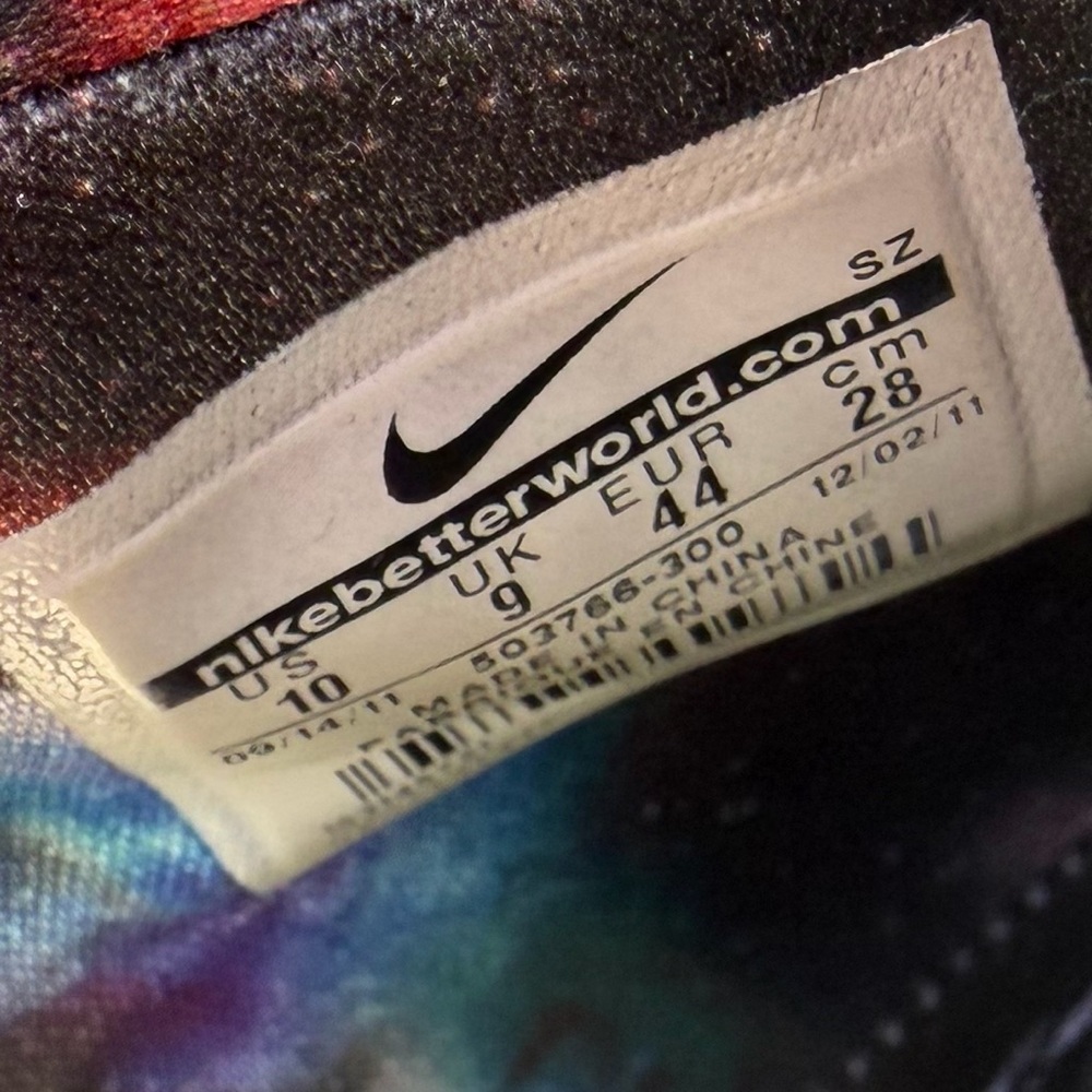 NIKE Dunk Premium Qs High Galaxy Size 10 *FLAWED READ* - Picture 4 of 12